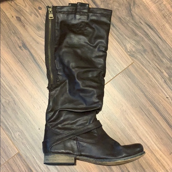 Tall Brown Boots - Picture 2 of 5